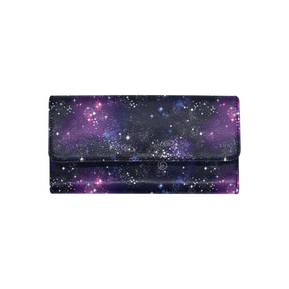 Cosmic Pattern Print Design 03 Women's Trifold Wallet