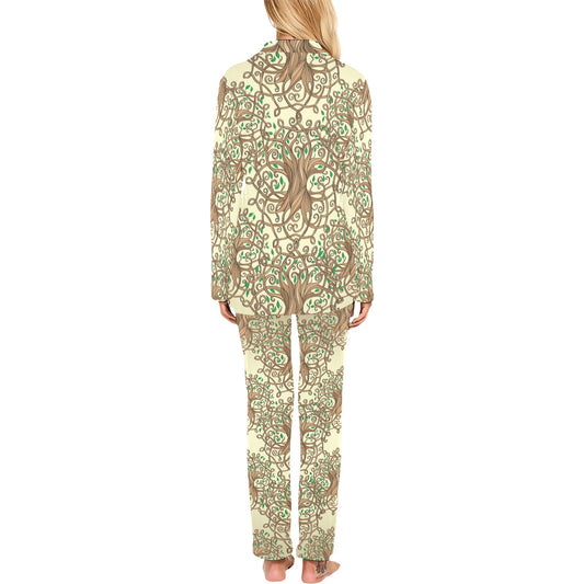 Celtic Tree of life Women's Long Pajama Set