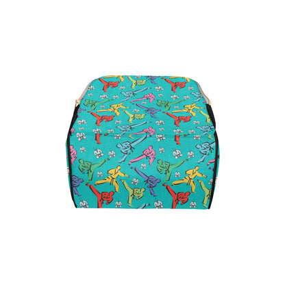 Judo Pattern Print Design 01 Diaper Bag Backpack