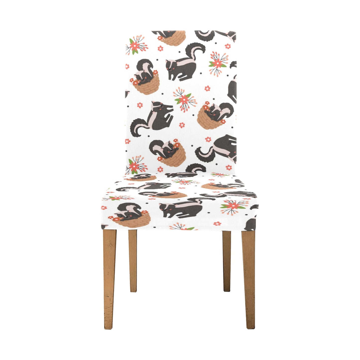 Skunk Print Design LKS304 Dining Chair Slipcover