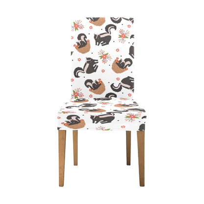 Skunk Print Design LKS304 Dining Chair Slipcover