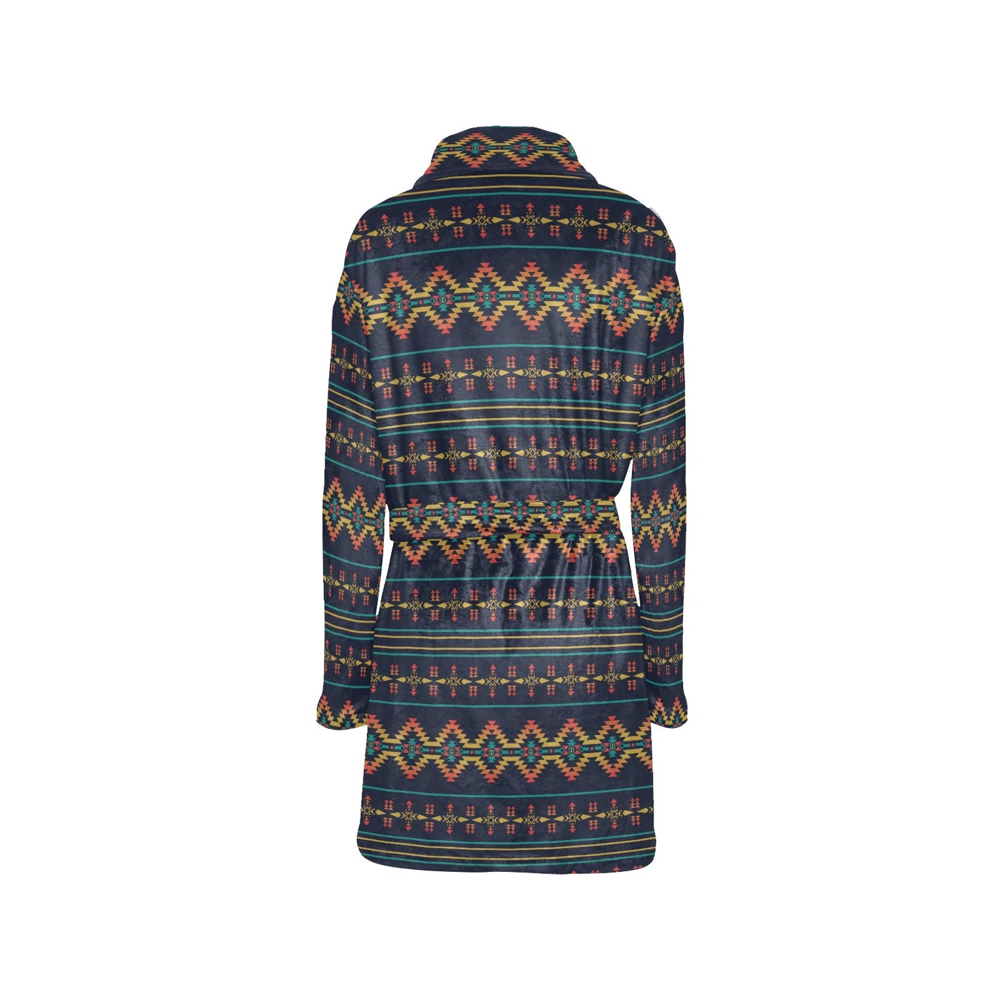 Southwest American Design Themed Print Women's Fleece Robe