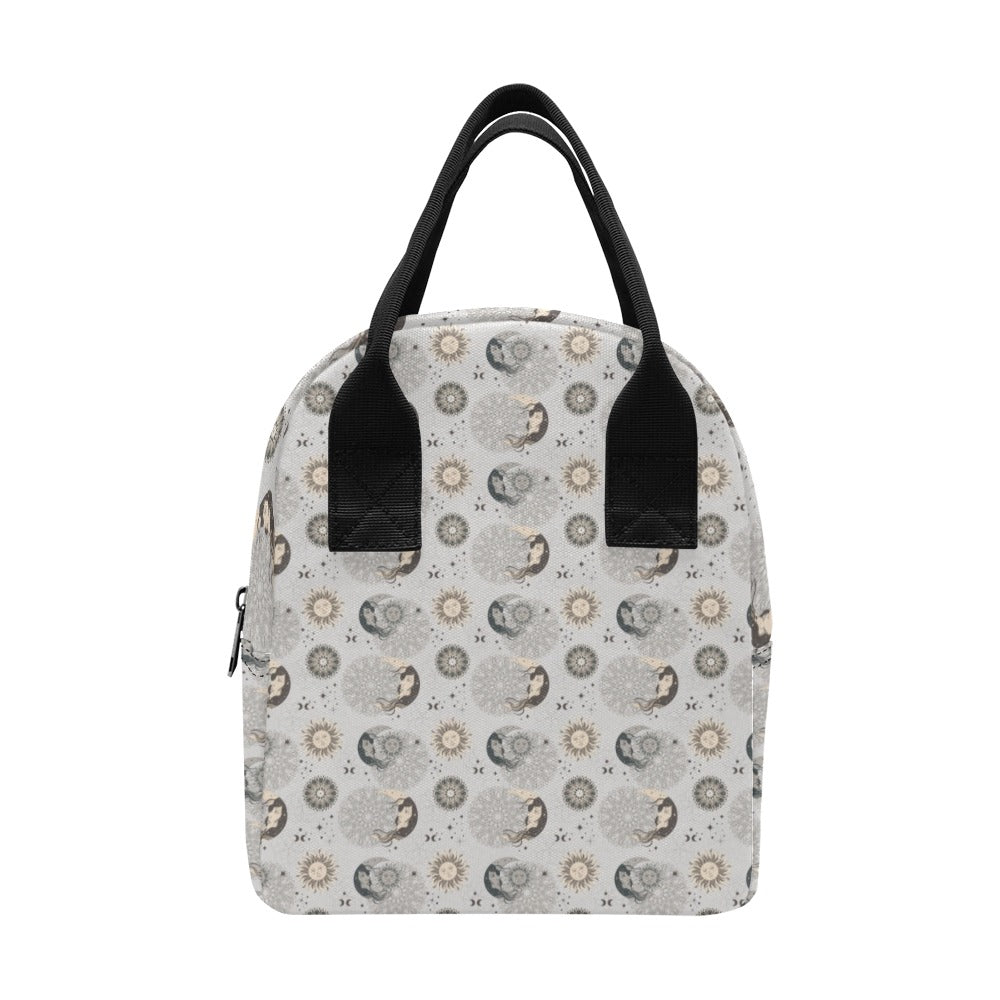 Sun Moon Print Design LKS302 Insulated Lunch Bag