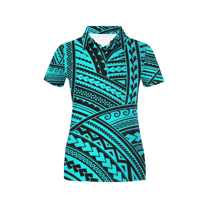 Polynesian Tribal Women's Polo Shirt