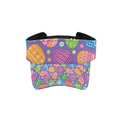 Easter Eggs Pattern Print Design RB010 Unisex Sun Visor