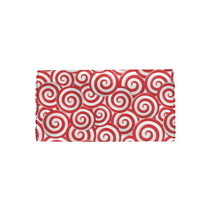 Candy Pattern Print Design 03 Women's Trifold Wallet