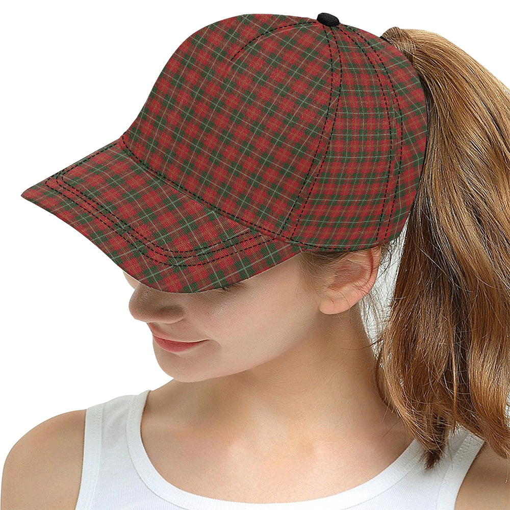Holiday Tartan Plaid Pattern Snapback Cap