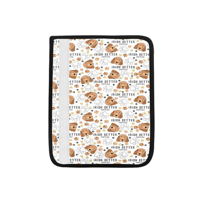 Setters Irish Print Design LKS301 Car Seat Belt Cover