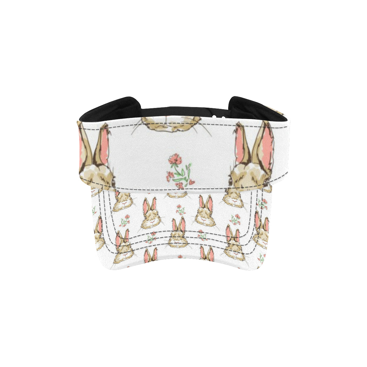Rabbit Pattern Print Design RB09 Unisex Sun Visor