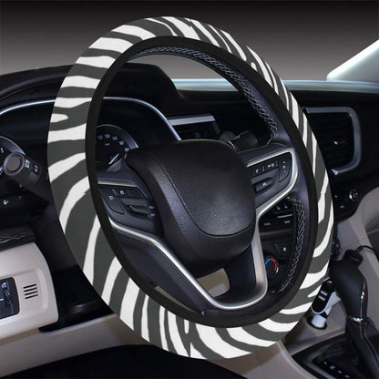 Zebra Classic Print Design LKS302 Steering Wheel Cover with Elastic Edge