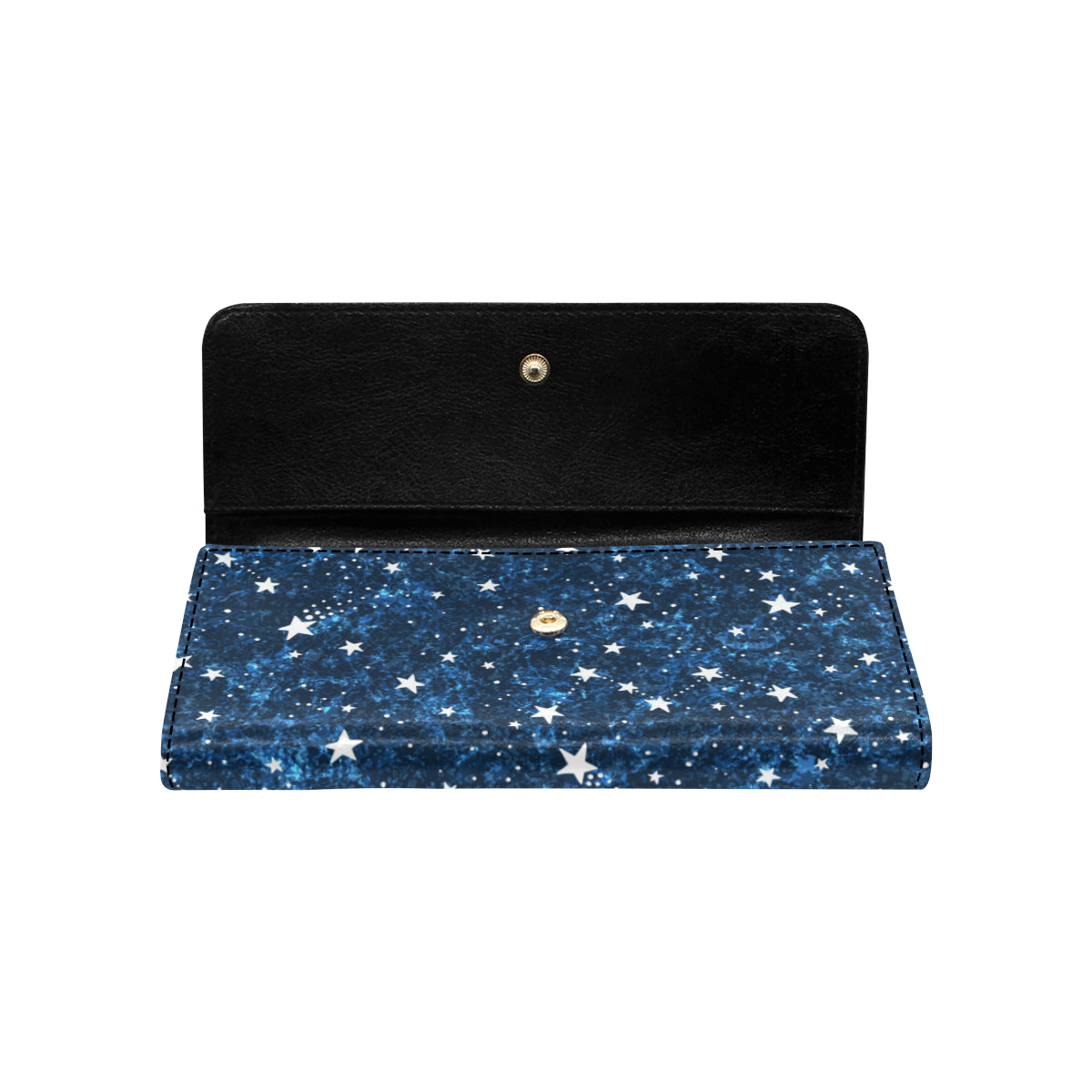 Cosmic Pattern Print Design 05 Women's Trifold Wallet