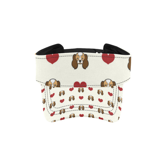 Cavalier King Charles Spaniels Pattern Print Desig Unisex Sun Visor