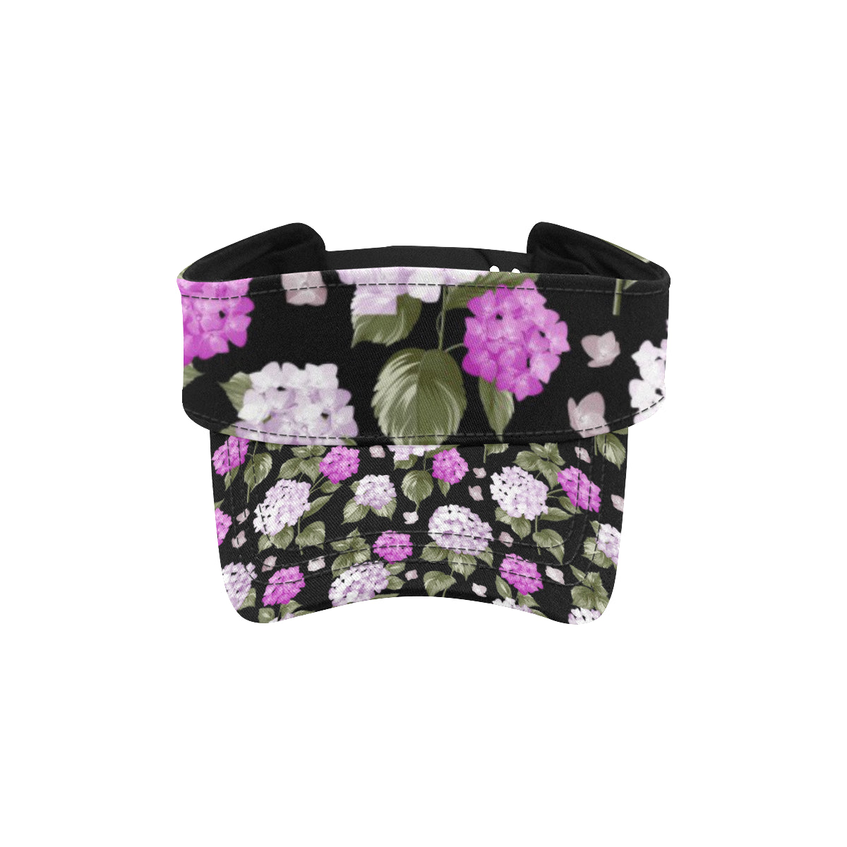 Hydrangea Pattern Print Design HD011 Unisex Sun Visor