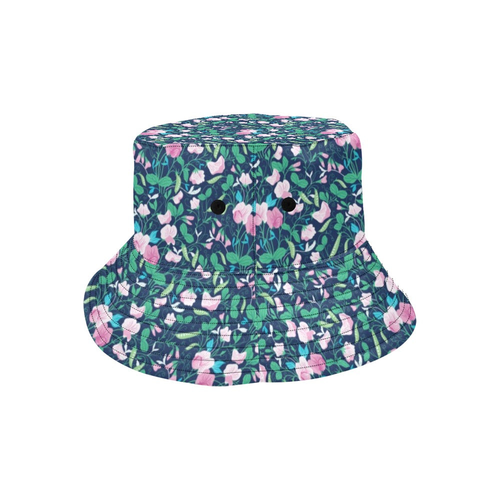 Sweet Pea Print Design LKS303 Unisex Bucket Hat