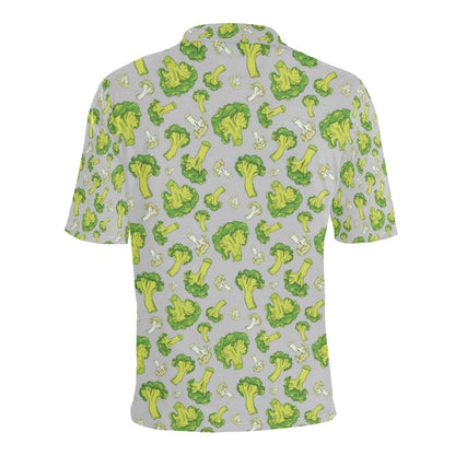 Broccoli Pattern Print Design 03 Men Polo Shirt
