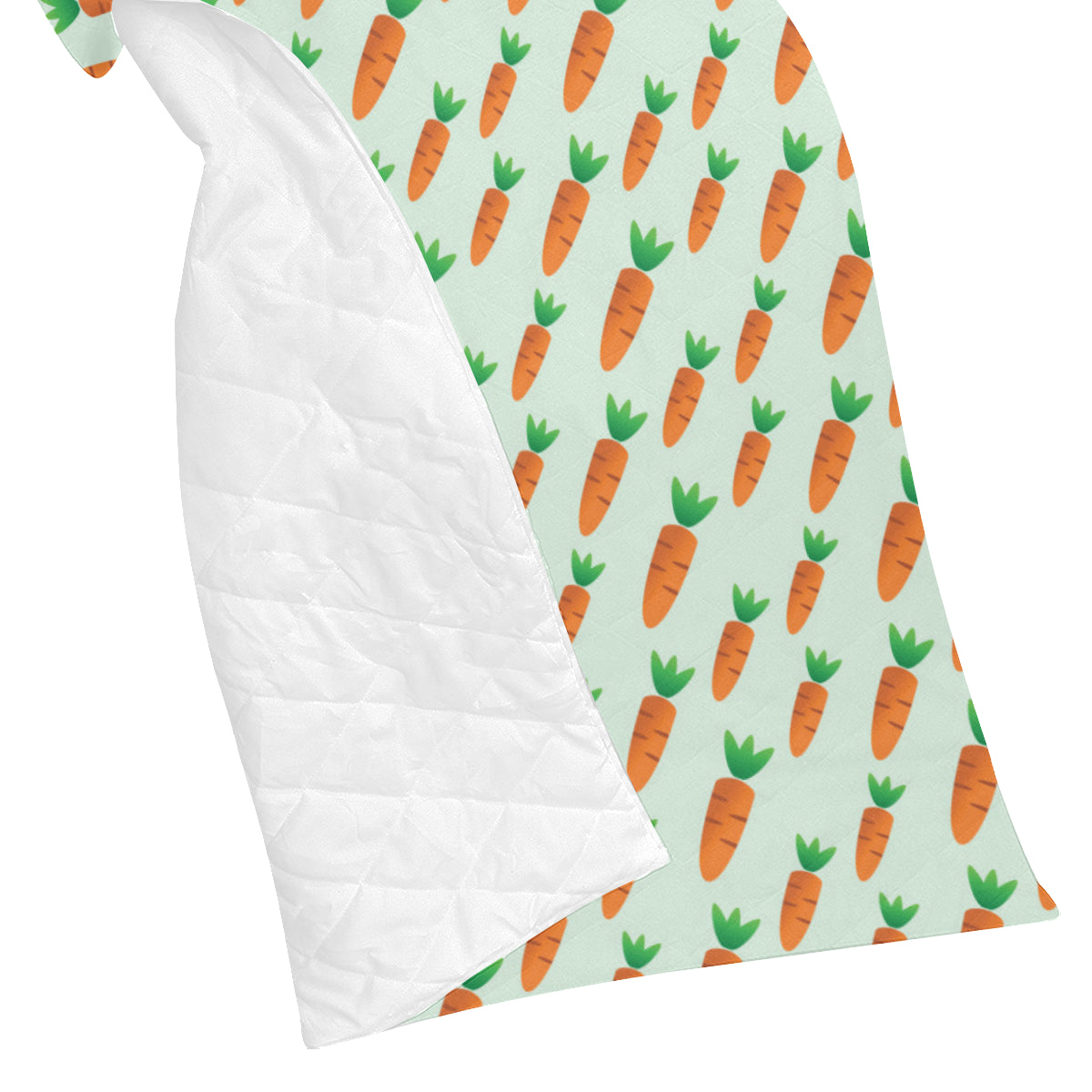 Carrot Pattern Print Design 05 Premium Quilt