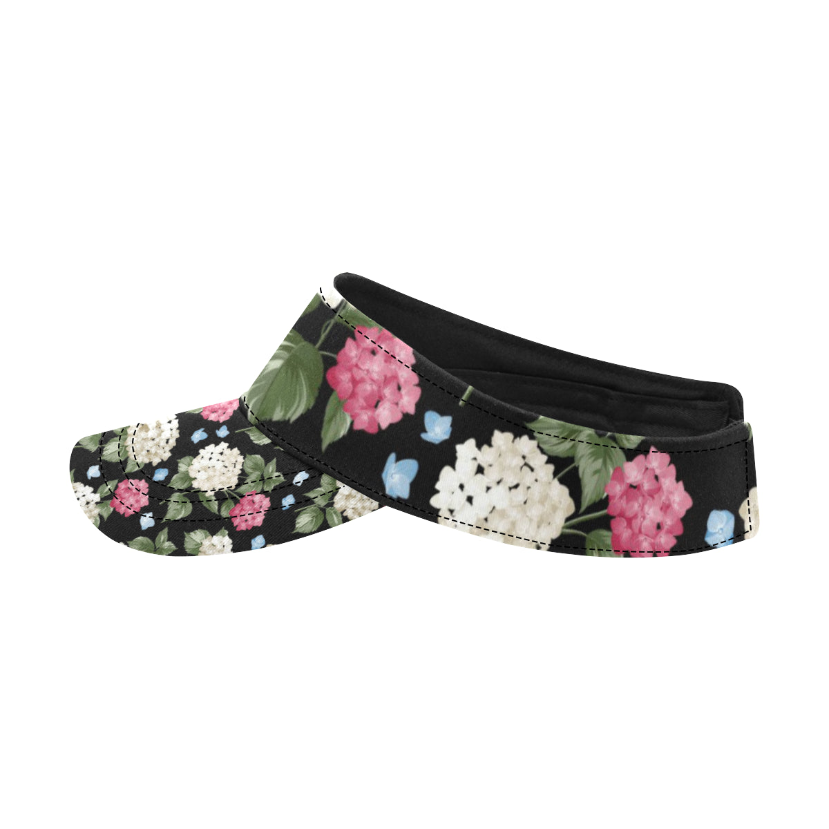 Hydrangea Pattern Print Design HD09 Unisex Sun Visor