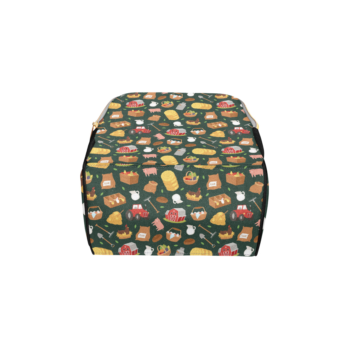 Agricultural Farm Print Design 02 Diaper Bag Backpack