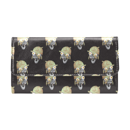 Mummy Print Design LKS304 Women's Trifold Wallet