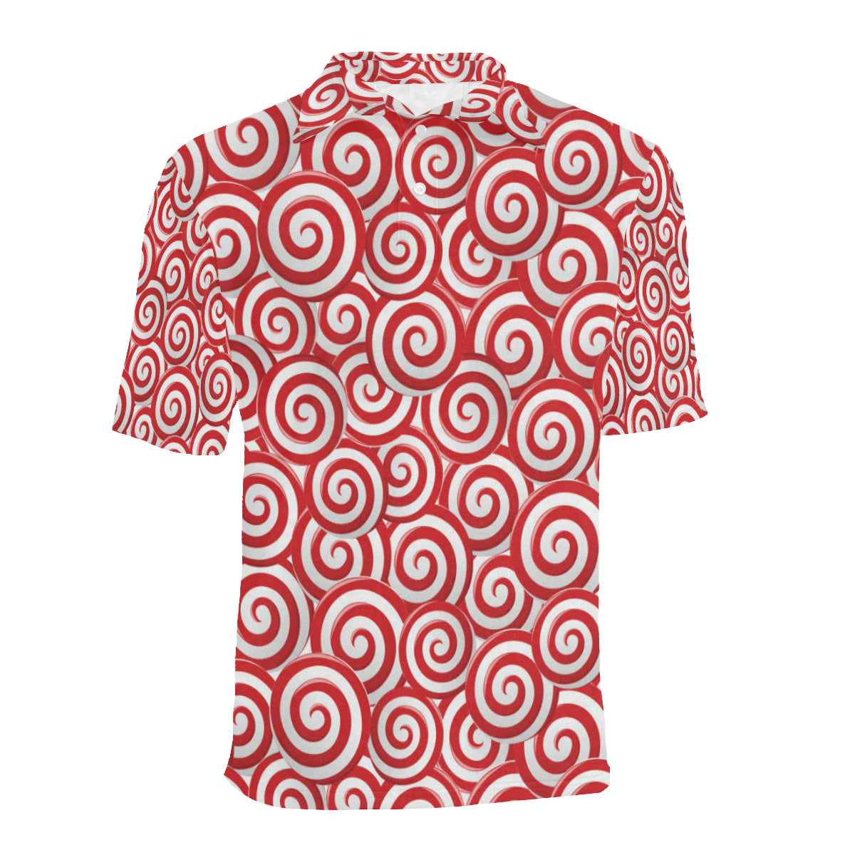 Candy Pattern Print Design 03 Men Polo Shirt