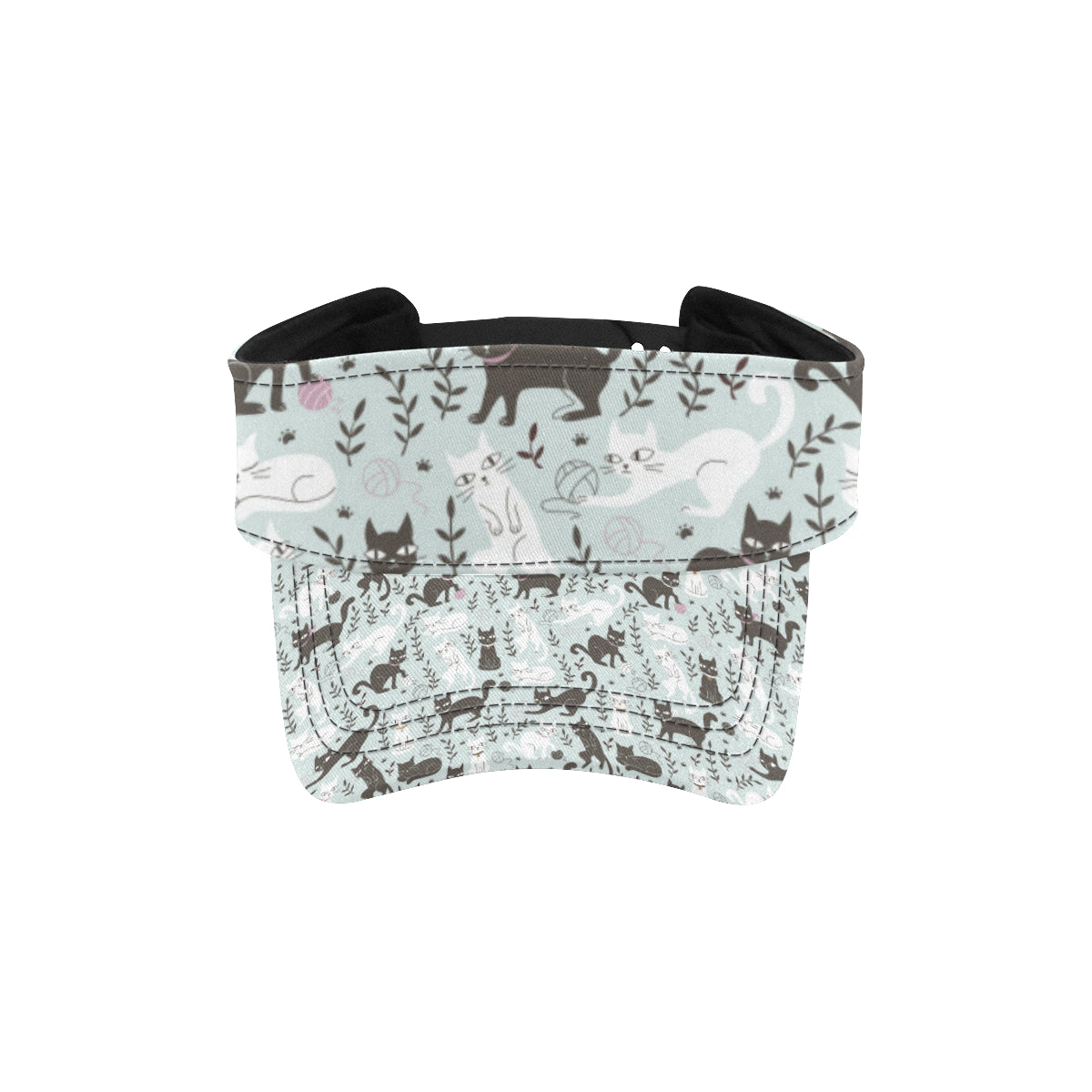 Cat Pattern Print Design 08 Unisex Sun Visor
