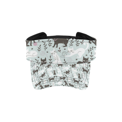 Cat Pattern Print Design 08 Unisex Sun Visor