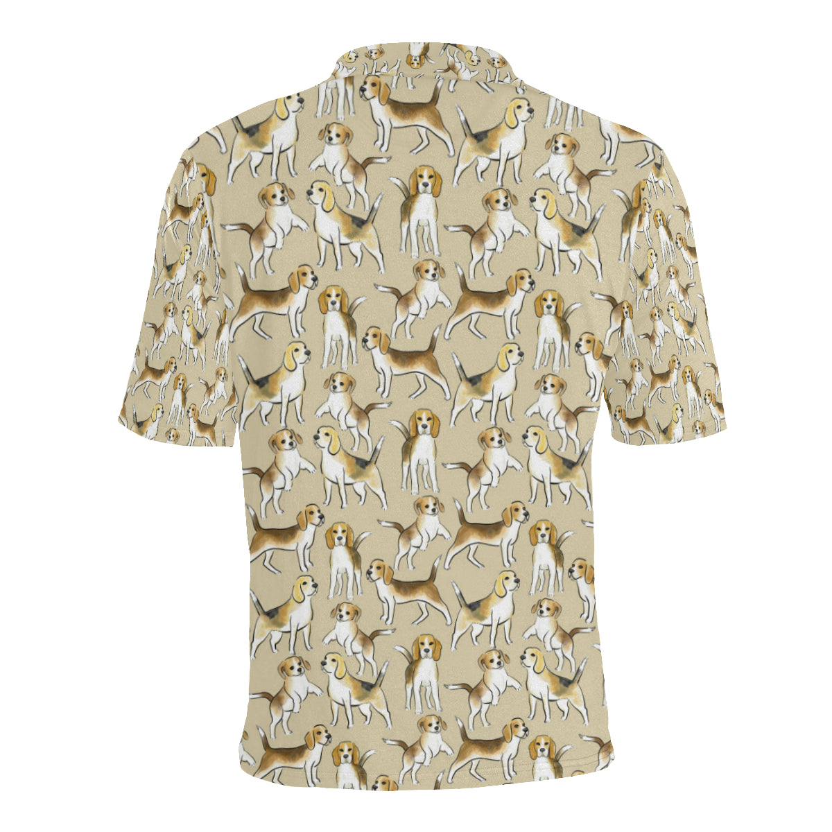 Beagle Pattern Print Design 04 Men Polo Shirt