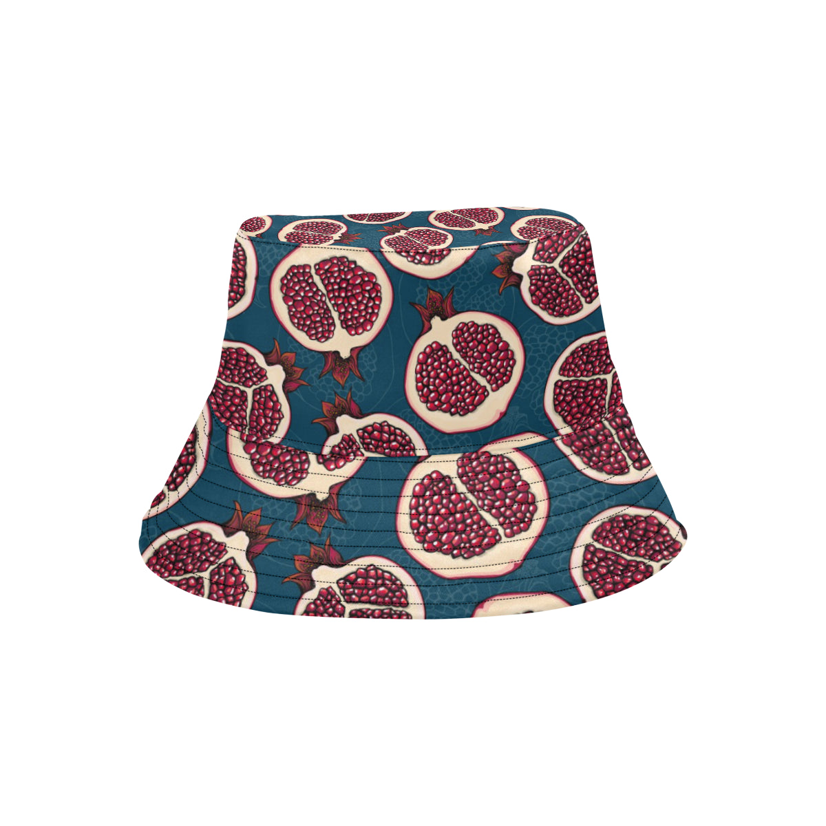 Pomegranate Pattern Print Design PG02 Unisex Bucket Hat