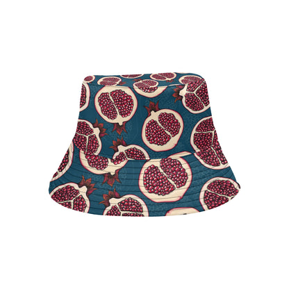 Pomegranate Pattern Print Design PG02 Unisex Bucket Hat