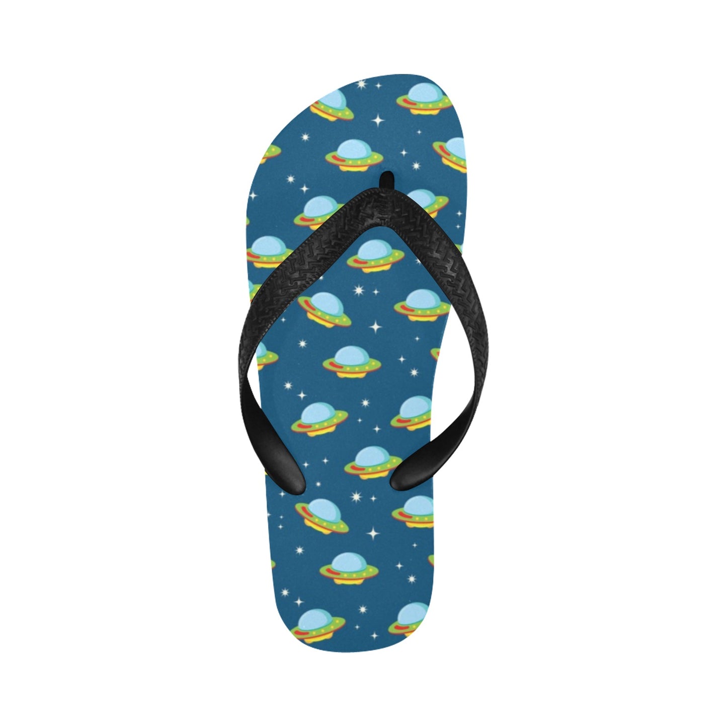 UFO Print Design LKS305 Flip Flops