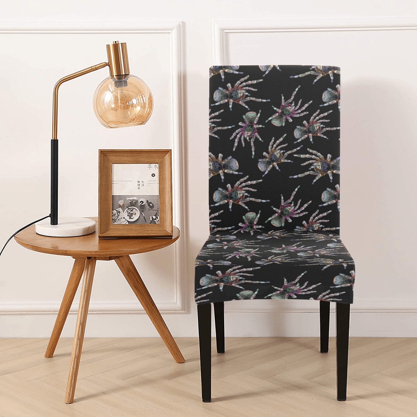 Tarantula Print Design LKS402 Dining Chair Slipcover