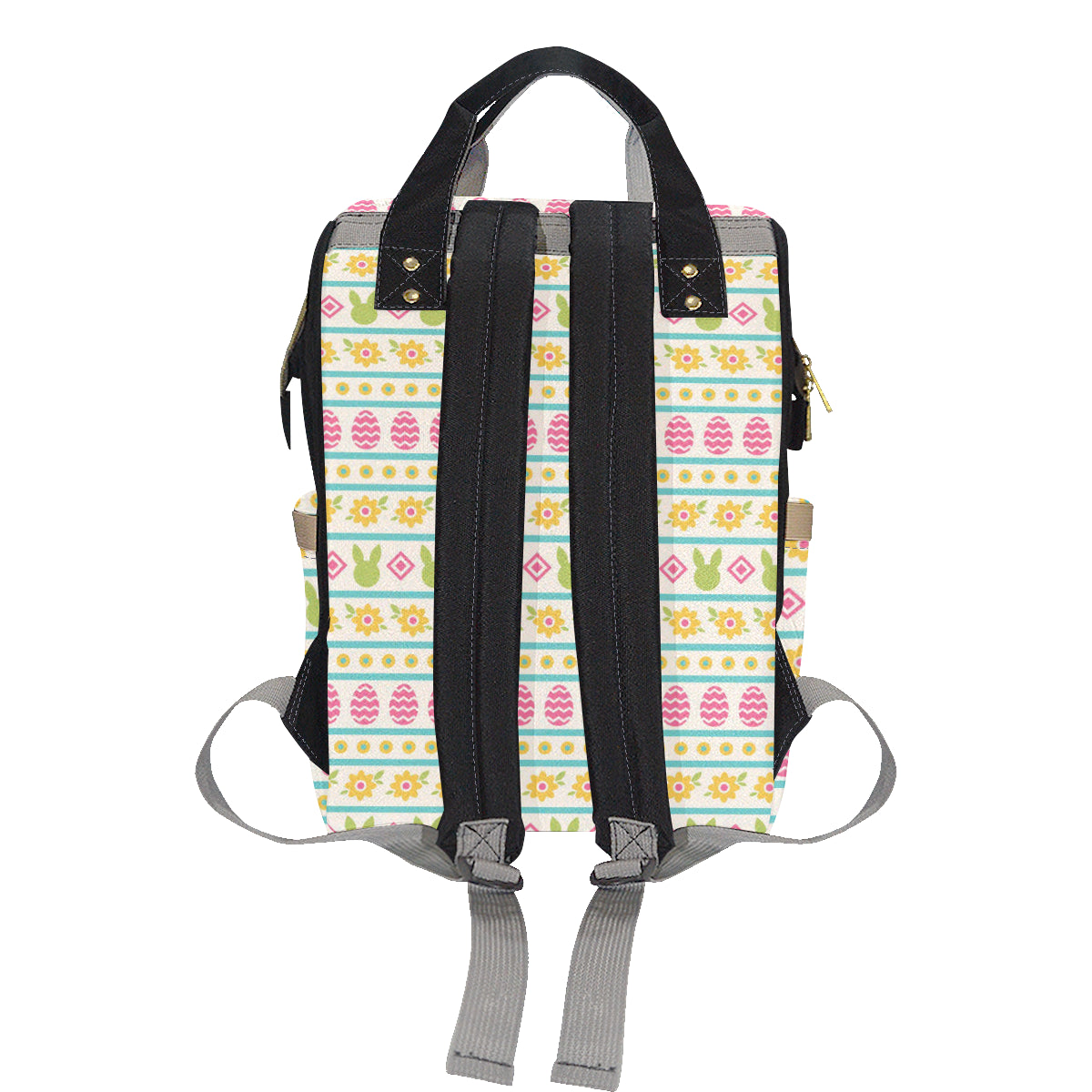 Easter Eggs Pattern Print Design RB016 Diaper Bag Backpack