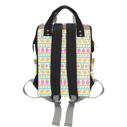 Easter Eggs Pattern Print Design RB016 Diaper Bag Backpack
