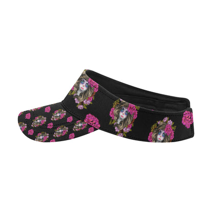 Day of the Dead Makeup Girl Unisex Sun Visor