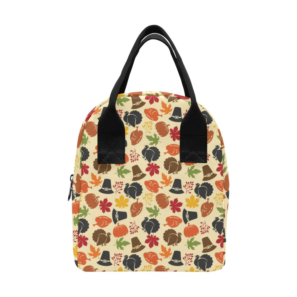Thanksgiving Print Design LKS303 Insulated Lunch Bag