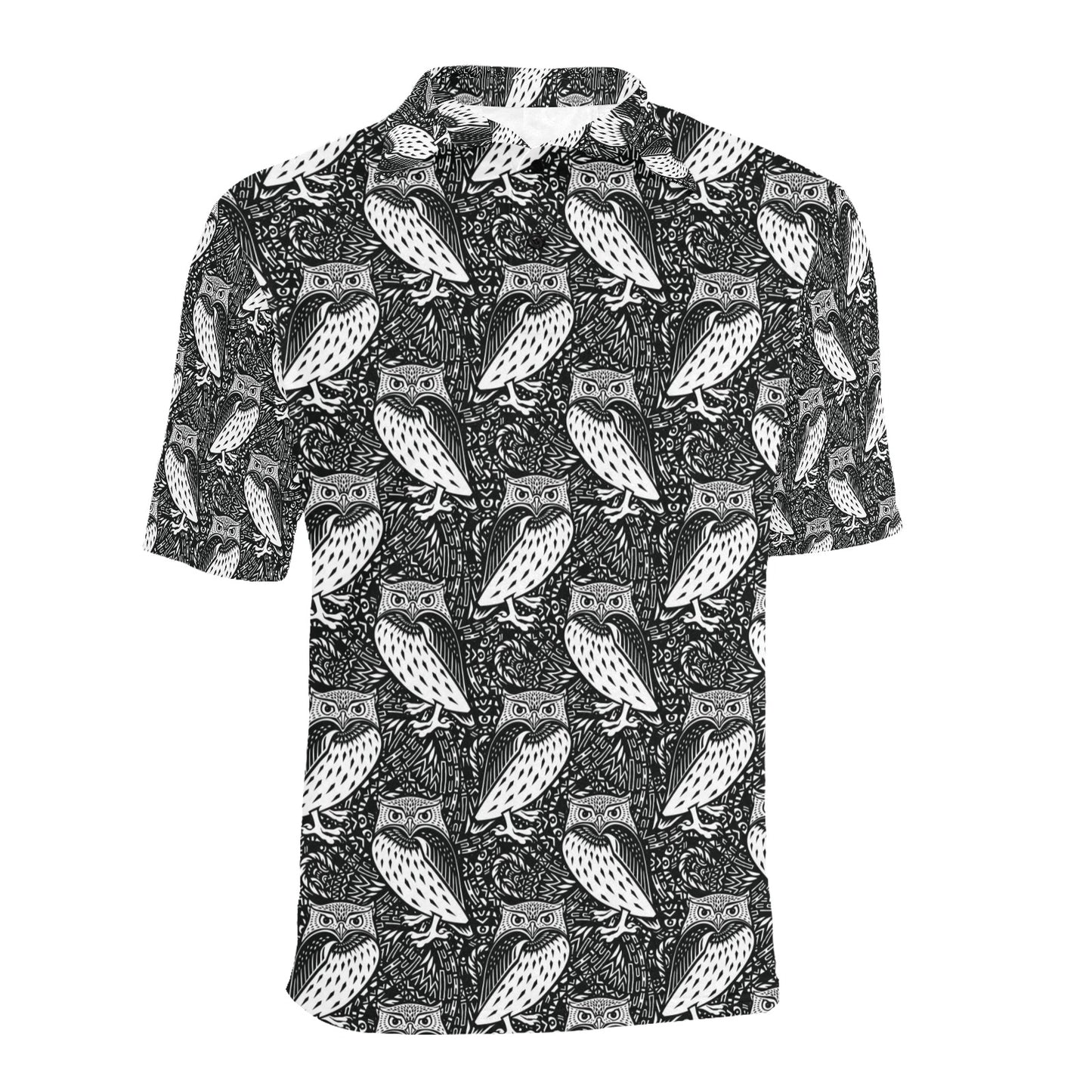 Tribal Pattern Print Design LKS308 Men Polo Shirt