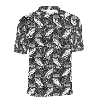 Tribal Pattern Print Design LKS308 Men Polo Shirt