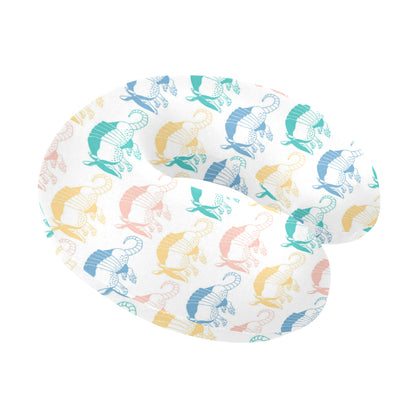 Armadillo Pattern Print Design 05 U-Shaped Travel Neck Pillow