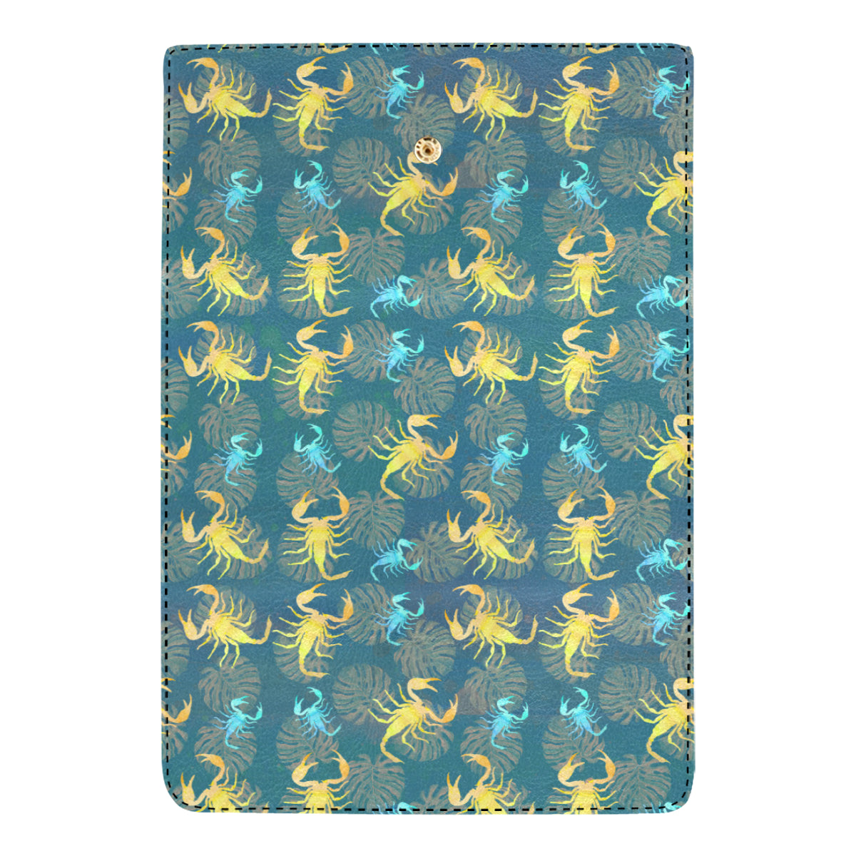 Scorpion Pattern Print Design 02 Women's Trifold Wallet