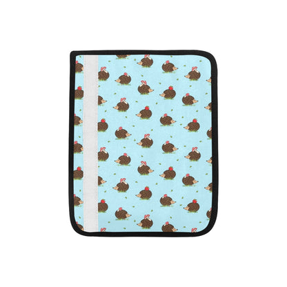 Hedgehog Print Design LKS402 Car Seat Belt Cover