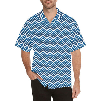 Chevron Print Design LKS403 Men's Men's Hawaiian Shirt