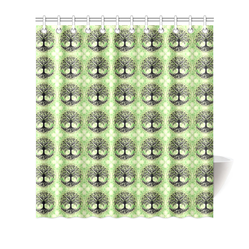 Celtic Pattern Print Design 010 Shower Curtain