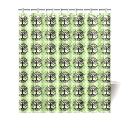 Celtic Pattern Print Design 010 Shower Curtain