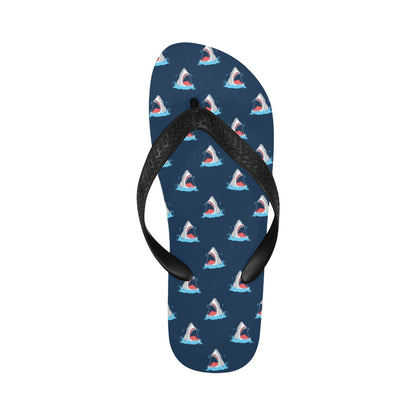 Shark Print Design LKS3010 Flip Flops