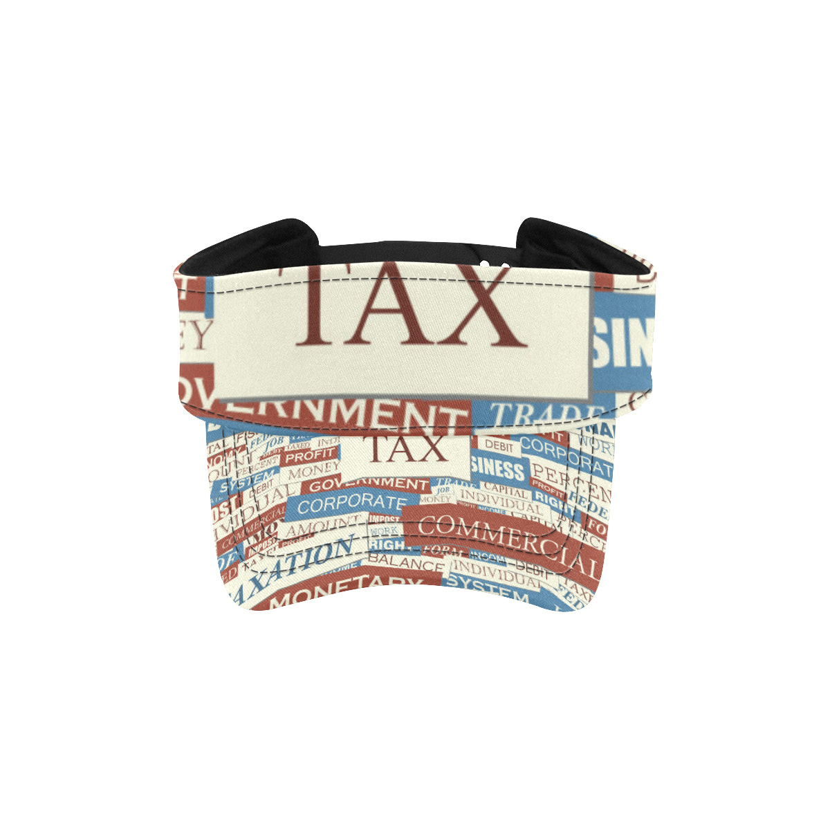 Accounting Financial Pattern Print Design 01 Unisex Sun Visor