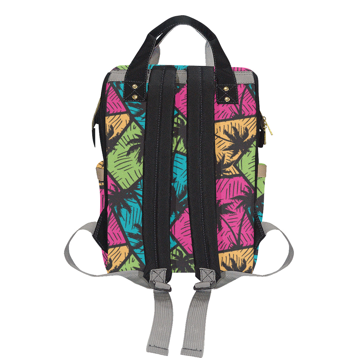 Palm Tree Pattern Print Design PT09 Diaper Bag Backpack