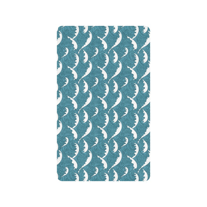 Surf Wave Tribal Design Rubber Doormat