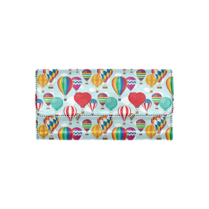 Ballon Pattern Print Design 07 Women's Trifold Wallet