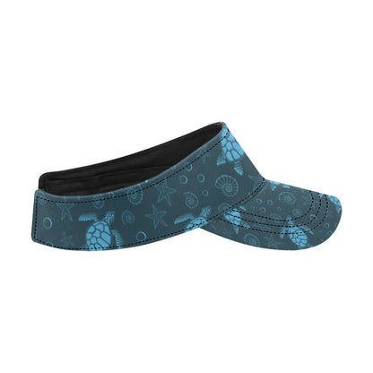 Sea Turtle Print Design LKS308 Unisex Sun Visor