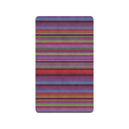 Serape Stripe Print Rubber Doormat